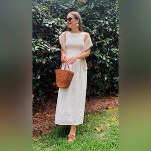 Hill House White Eyelet Cosima Dress